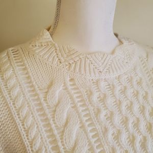 New condition white BR sweater
